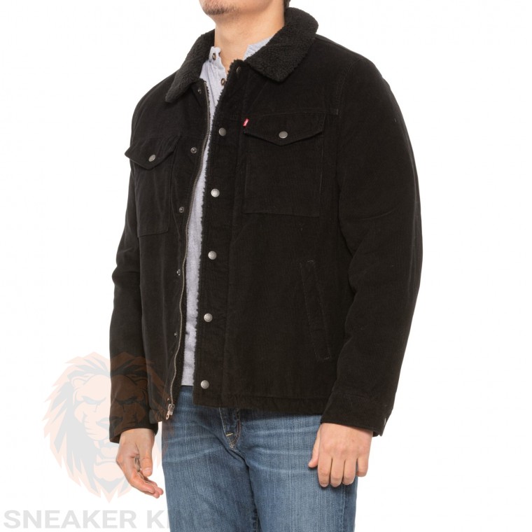 Джинсова куртка Levi's Corduroy sherpa jacket LM8RC530 blk